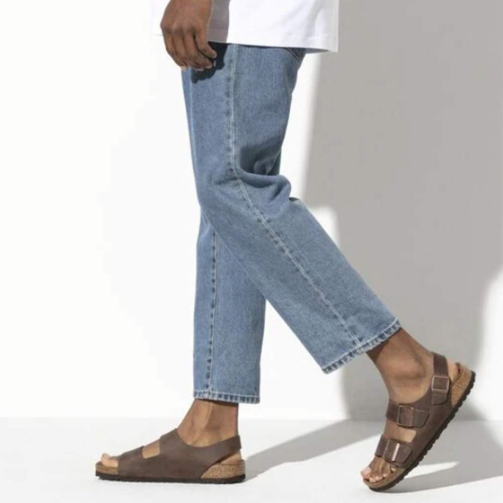 👡Birkenstock Milano Sandal Birko Floor Brown Suze 41EUR